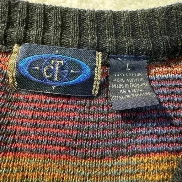 Like New Vintage Men’s Button Sweater Size L. - Picture 3 of 4